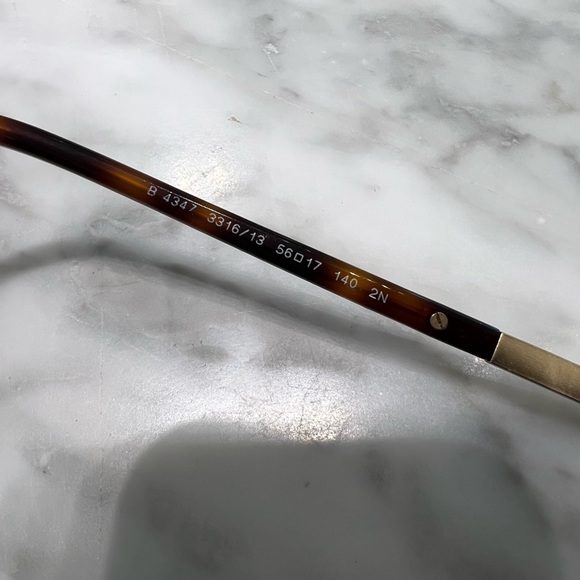 BURBERRY HAVANA SQUARE SUNGLASSES - Picture 9 of 10